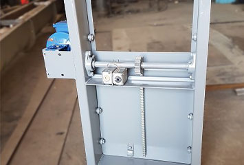 Производство Шиберные задвижки конвейерные