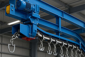 Производство Подвесные конвейеры для покраски