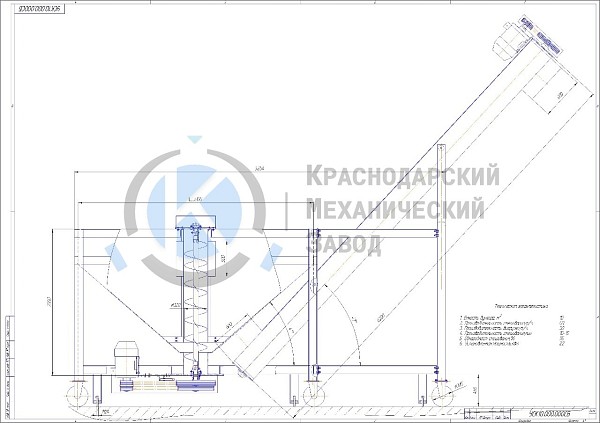 Производство Смеситель комбикормов УСК10